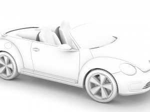 volkswagen e bugster speedster 2020 3D Model