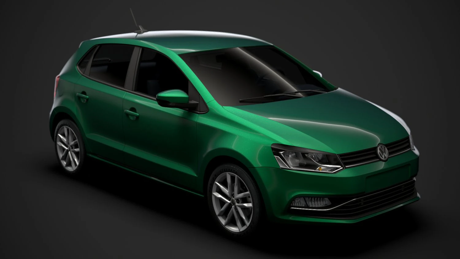 volkswagen polo tsi 5d typ6c 2017 3D Model .c4d .max .obj .3ds .fbx .stl .blend 