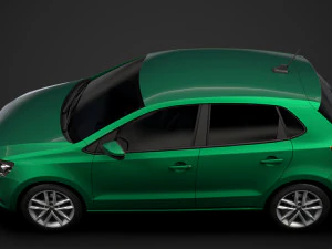 volkswagen polo tsi 5d typ6c 2017 3D Model