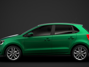 volkswagen polo tsi 5d typ6c 2017 3D Модель