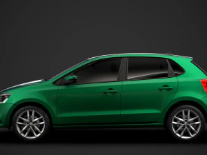 volkswagen polo tsi 5d typ6c 2017 3D Model