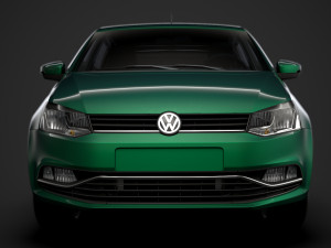volkswagen polo tsi 5d typ6c 2017 3D Модель