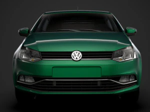 volkswagen polo tsi 5d typ6c 2017 3D Model
