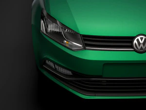 volkswagen polo tsi 5d typ6c 2017 3D Model