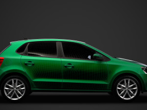 volkswagen polo tsi 5d typ6c 2017 3D Модель