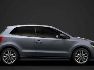 volkswagen polo tsi 3d typ6c 2017 3D Model
