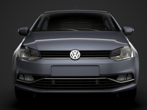volkswagen polo tsi 3d typ6c 2017 Modelo 3D
