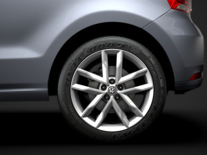 volkswagen polo tsi 3d typ6c 2017 Modelo 3D