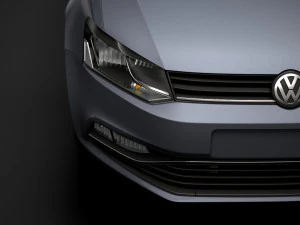 volkswagen polo tsi 3d typ6c 2017 3D Model
