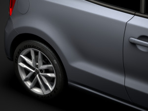 volkswagen polo tsi 3d typ6c 2017 Modelo 3D