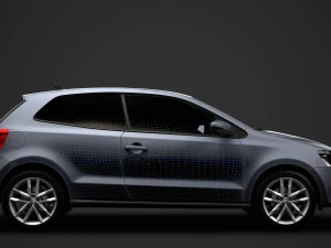 volkswagen polo tsi 3d typ6c 2017 3D Model