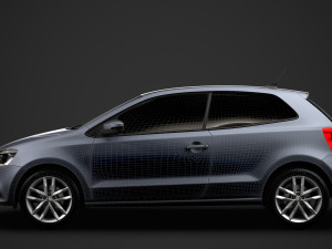 volkswagen polo tsi 3d typ6c 2017 Modelo 3D