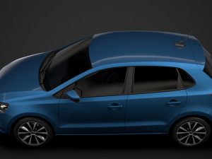volkswagen polo tdi 5d typ6c 2017 Model 3D