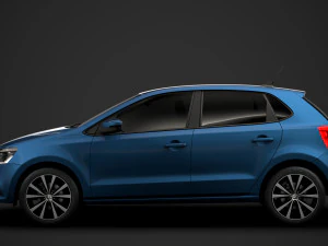 volkswagen polo tdi 5d typ6c 2017 Model 3D