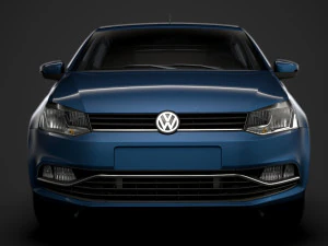 volkswagen polo tdi 5d typ6c 2017 Model 3D