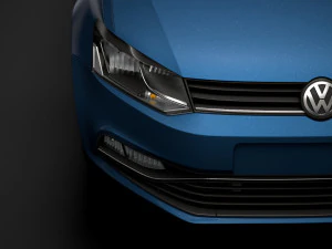 volkswagen polo tdi 5d typ6c 2017 Model 3D