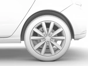 volkswagen polo tdi 5d typ6c 2017 Model 3D