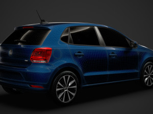 volkswagen polo tdi 5d typ6c 2017 Model 3D