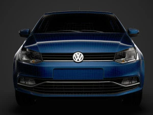volkswagen polo tdi 5d typ6c 2017 Model 3D