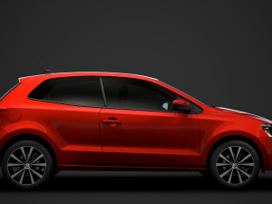 volkswagen polo tdi 3d typ6c 2017 Modelo 3D