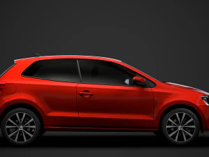 volkswagen polo tdi 3d typ6c 2017 Model 3D