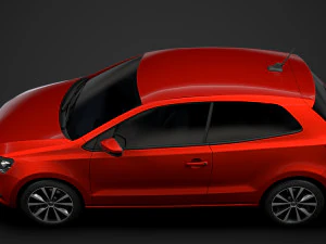 volkswagen polo tdi 3d typ6c 2017 Model 3D