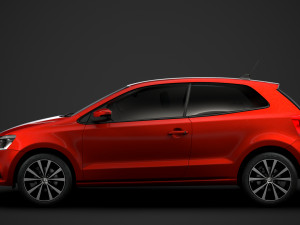volkswagen polo tdi 3d typ6c 2017 Modelo 3D