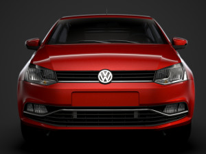 volkswagen polo tdi 3d typ6c 2017 Modelo 3D