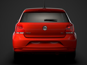 volkswagen polo tdi 3d typ6c 2017 Modelo 3D