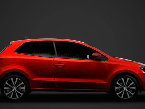 volkswagen polo tdi 3d typ6c 2017 Model 3D