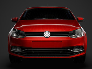 volkswagen polo tdi 3d typ6c 2017 Modelo 3D