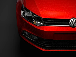 volkswagen polo tdi 3d typ6c 2017 Model 3D