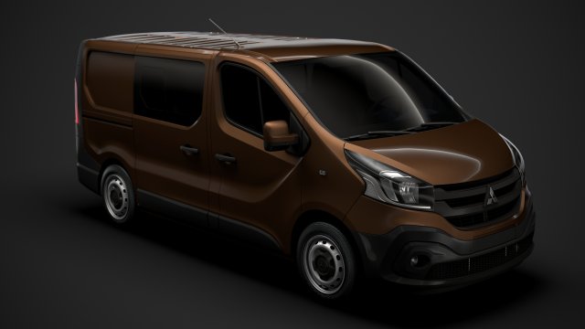 mitsubishi express combi 2020 3D 模型 .c4d .max .obj .3ds .fbx .stl .blend 