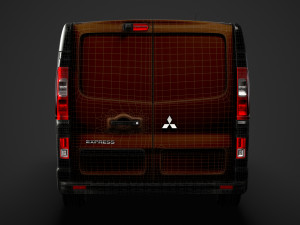 mitsubishi express combi 2020 3D 模型