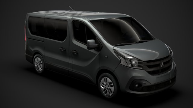 mitsubishi express minibus 2020 3D-Modell .c4d .max .obj .3ds .fbx .stl .blend 