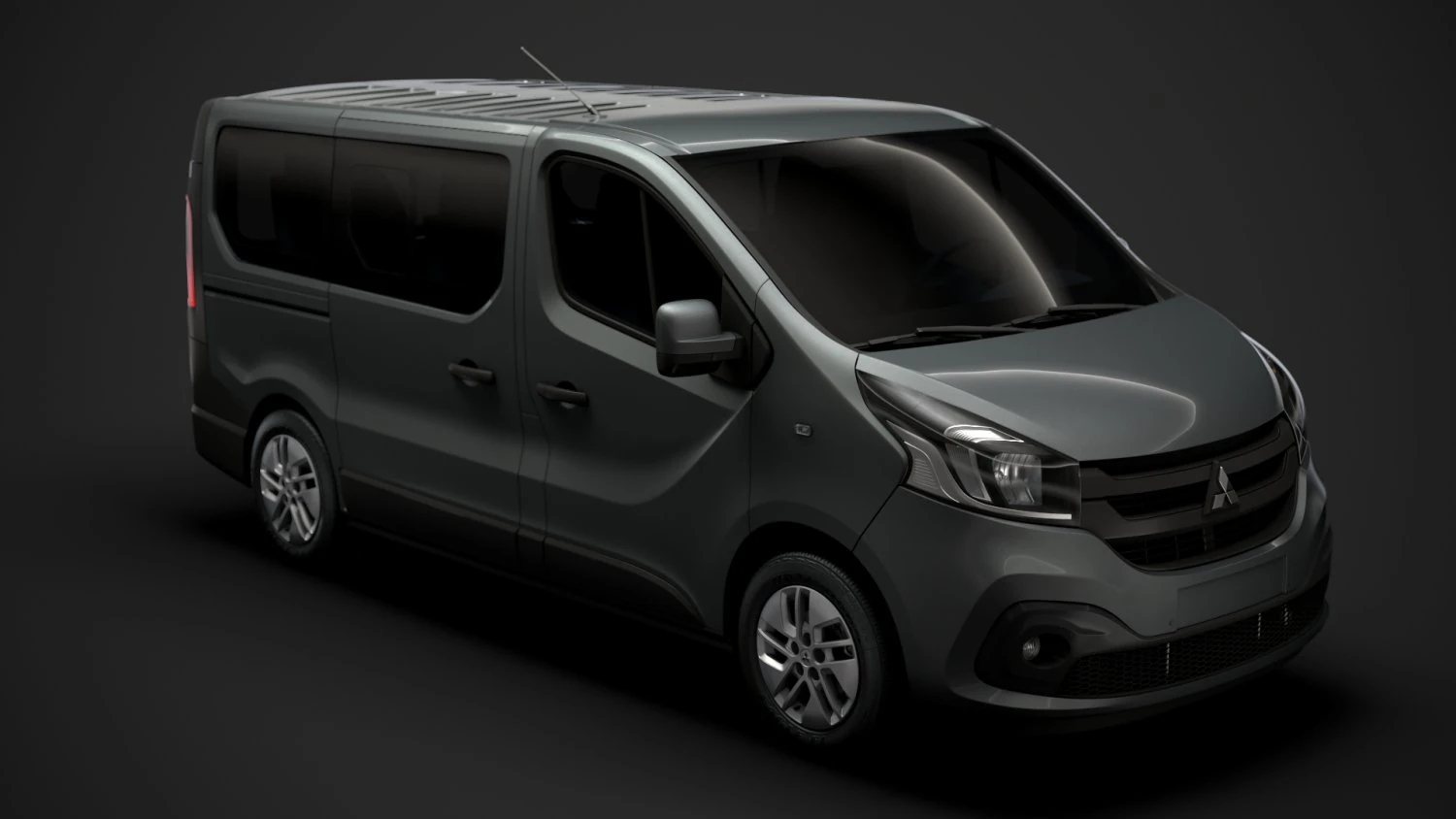 mitsubishi express minibus 2020 3D Model .c4d .max .obj .3ds .fbx .stl .blend 