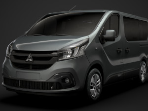 mitsubishi express minibus 2020 3D-Modell