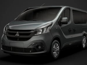 mitsubishi express minibus 2020 3D Model