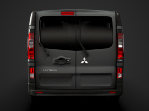 mitsubishi express minibus 2020 3D-Modell