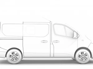 mitsubishi express minibus 2020 3D Model
