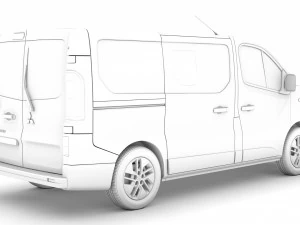 mitsubishi express minibus 2020 3D Model