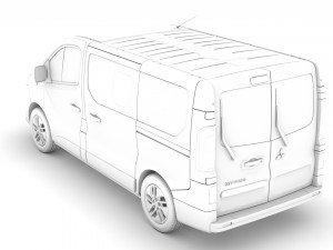 mitsubishi express minibus 2020 3D-Modell