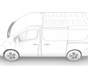 mitsubishi express minibus 2020 3D Model
