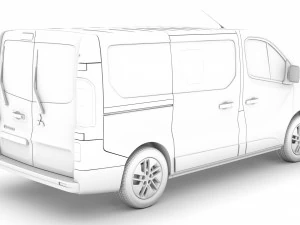 mitsubishi express minibus 2020 3D Model