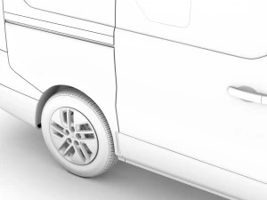 mitsubishi express minibus 2020 3D Model