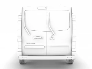 mitsubishi express minibus 2020 3D Model