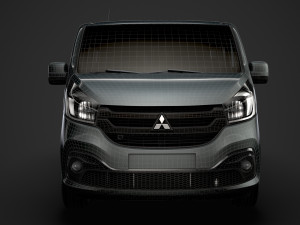 mitsubishi express minibus 2020 3D-Modell