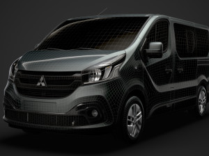 mitsubishi express minibus 2020 3D-Modell