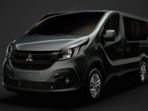 mitsubishi express minibus 2020 3D Model