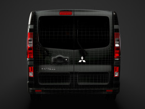 mitsubishi express minibus 2020 3D-Modell